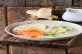 Aspergesoep met gerookte zalm